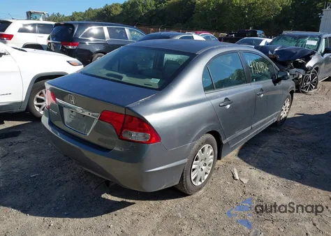 2010 Honda Civic Vp from USA, damaged, VIN 2HGFA1F37AH508155